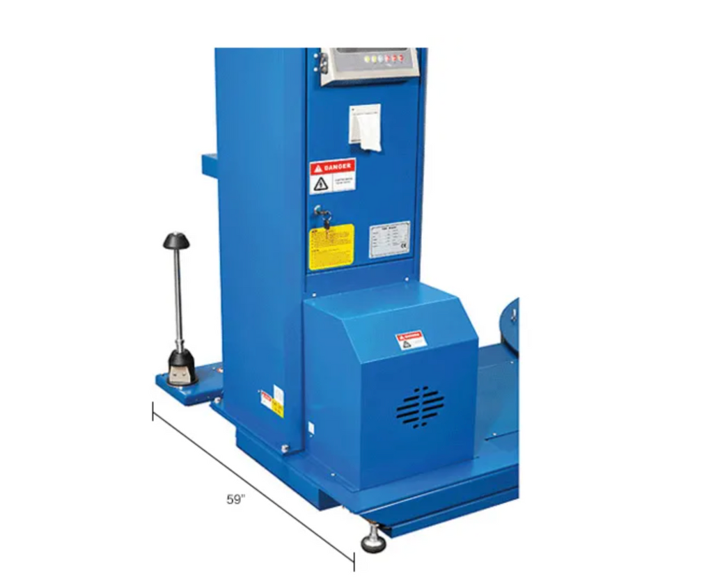 Global Industrial™ Semi-Automatic Stretch Wrap Machine with NTEP Component Scale