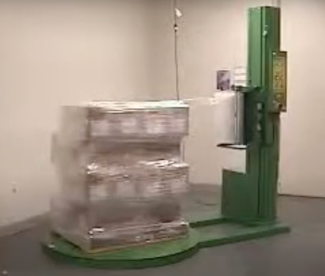 Highlight Industries Predator® SS LP Semi-Automatic Low Profile Stretch Wrap Turntable 60" Dia