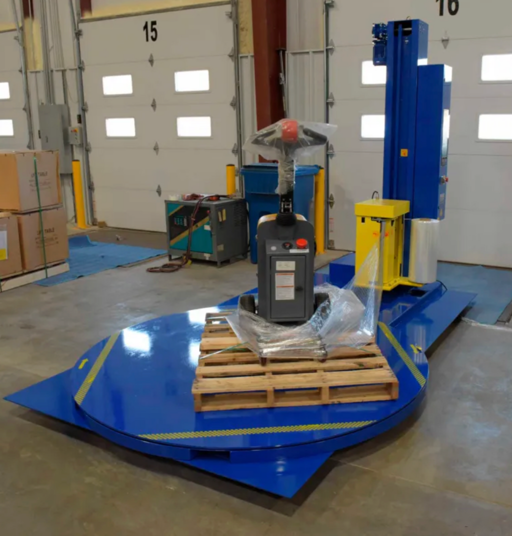 SWA-82-AW Auto-Wrap Stretch Wrap Machine, 82-1/2" Diameter