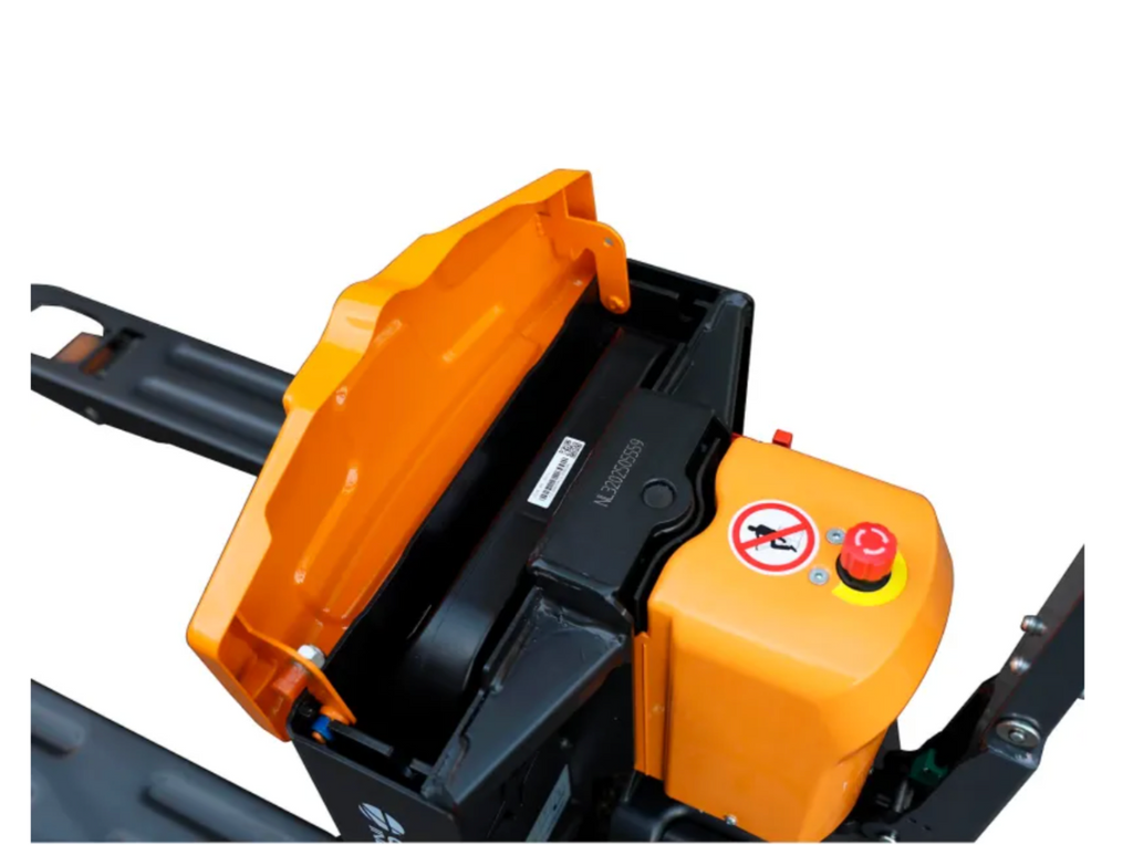 Global Industrial™ Electric Pallet Jack with Charger, 3300 lb. Cap., 27"W x 48"L Forks