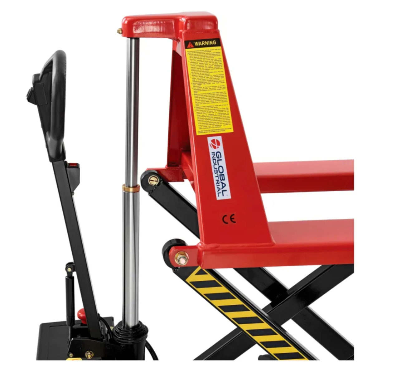 Global Industrial™ Battery Powered High-Lift Skid Truck, 3300 lb. Capacity, 21"W x 44"L Forks