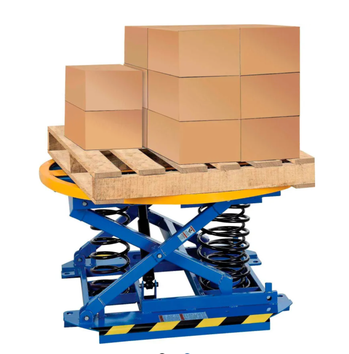 Global Industrial™ Spring-Actuated Pallet Carousel Skid Positioner