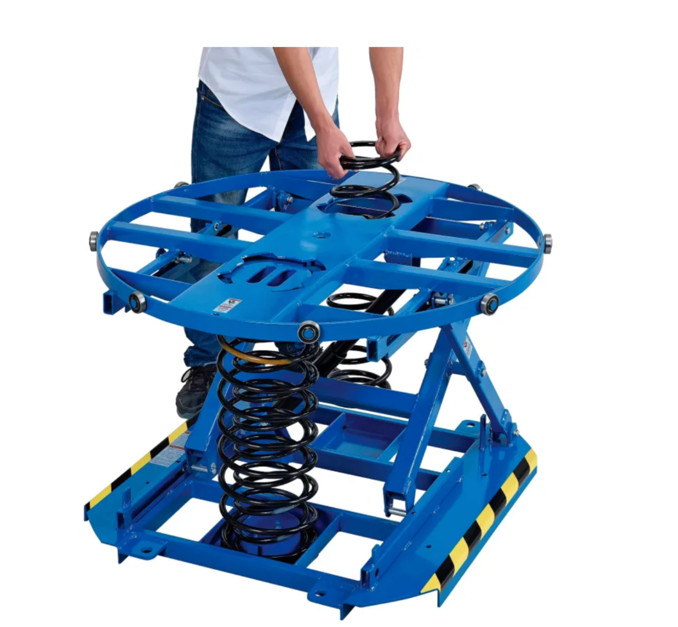 Global Industrial™ Spring-Actuated Pallet Carousel Skid Positioner